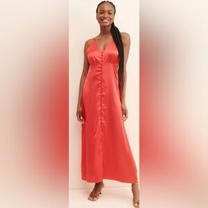 happy feelings midi dress free people Free People Happy Feelings Midi Dress in Red